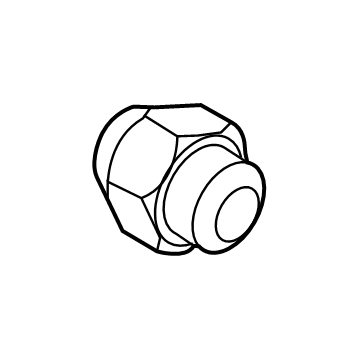 90118-WBB31 Toyota Wheel Nut Illustration 1 of 1