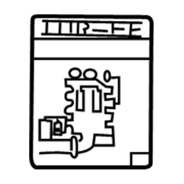 Toyota 17792-38260 Vacuum Diagram