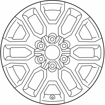 Toyota 42611-0C310 Wheel, Alloy