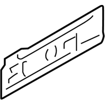 Toyota SU003-01289 Reinforcement Plate