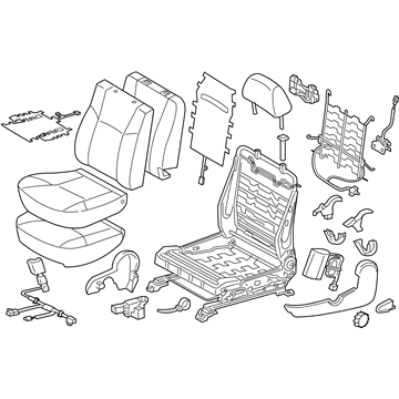 Toyota 71200-04A00-B2 Seat Assembly