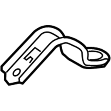 16533-0T050 Toyota Radiator Assembly Upper Support Illustration 1 of 1