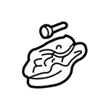 Toyota Interior Door Handle - 69206-AA010-B1