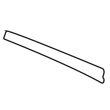 Toyota 75762-35010 Window Molding, Front Driver Side 75762-35010 Toyota Window Molding, Front Driver Side Illustration 1 of 1