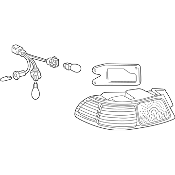 Toyota 81560-AA030 Combination Lamp Assembly