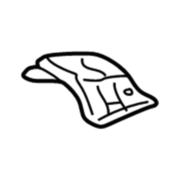 Toyota 58115-48030 Front Floor Pan Reinforcement