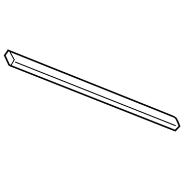 75555-02120 Toyota Drip Molding Illustration 1 of 1