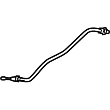 69730-52020 Toyota Lock Cable, Rear Illustration 1 of 1