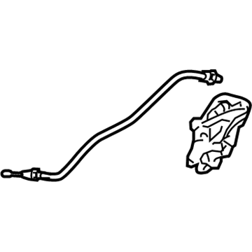 69330-52041 Toyota Lock Assembly, Passenger Side Illustration 1 of 1