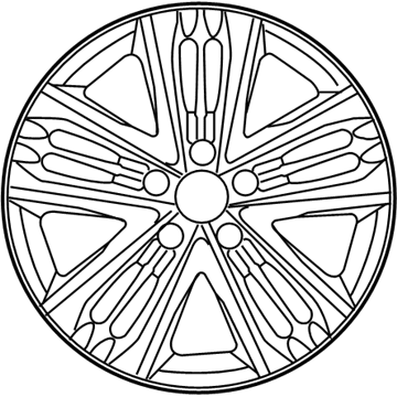 Toyota 42611-06C70 Wheel, Alloy