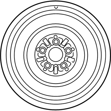 Toyota 42611-06380 Wheel, Spare