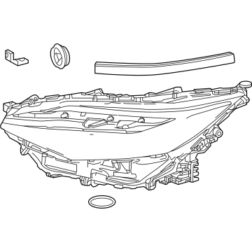 Toyota 81145-42C80 Headlamp Assembly