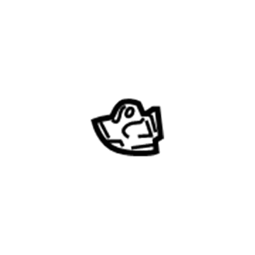 71831-AD010-E0 Toyota Hinge Cover, Fawn, Passenger Side Illustration 1 of 1