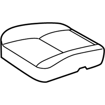 71071-08050-B0 Toyota Cushion Cover, Passenger Side Illustration 1 of 1