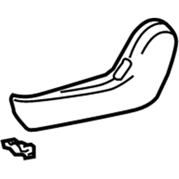 Toyota 71861-AE050-B0 Cushion Shield