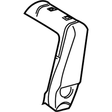 71551-AE080 Toyota Seat Back Pad, Passenger Side Illustration 1 of 1