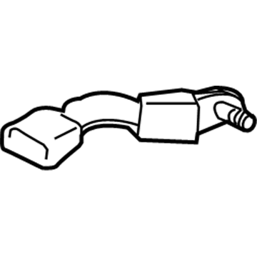 Toyota 73580-0C061-B0 Center Buckle