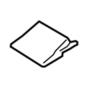 Toyota 72127-0C010-C0 Frame End Cap