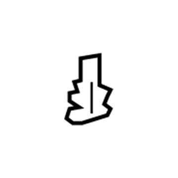 Toyota 67867-12150 Surround Weatherstrip Retainer