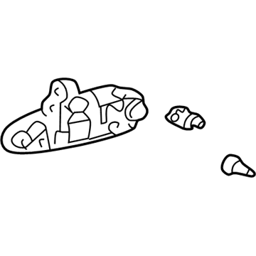 Toyota Echo Exterior Door Handle - 69220-52010