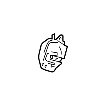 Toyota 72640-0R031 Lock Assembly