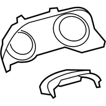 Toyota 55410-33080 Cluster Trim
