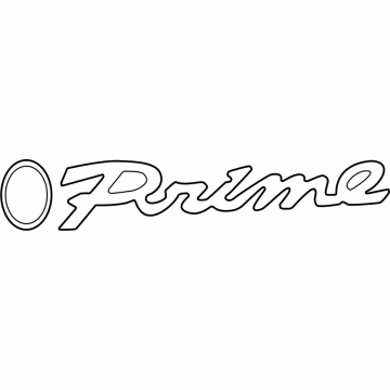 Toyota 75405-47010 Nameplate