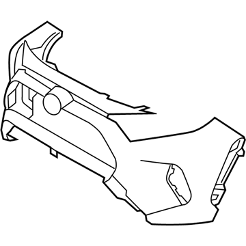 Toyota Bumper Cover - 52119-0R919