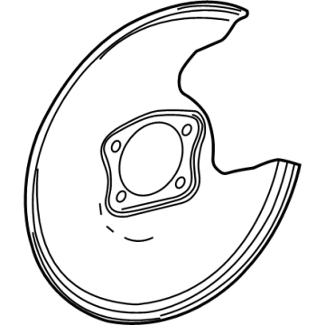 Toyota Crown Signia Backing Plate - 47881-0E050