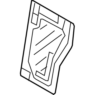 71018-02210 Toyota Seat Back Frame, Driver Side Illustration 1 of 1