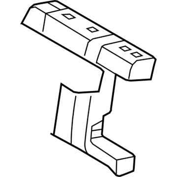 71651-02340 Toyota Seat Back Pad, Passenger Side Illustration 1 of 1