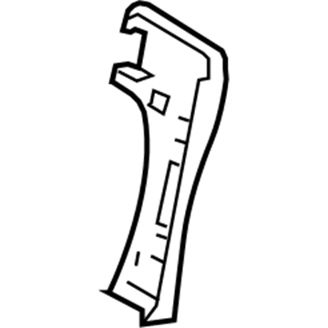 72833-02020 Toyota Back Panel, Rear Center Illustration 1 of 1