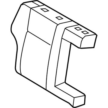 71077-02G30-B1 Toyota Seat Back Cover, Gray, Passenger Side Illustration 1 of 1