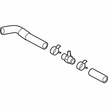 16058-25040 Toyota Hose Sub-Assembly, Radiator Illustration 1 of 1