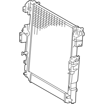 16400-25260 Toyota Radiator Assembly Illustration 1 of 1