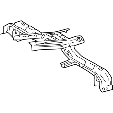 Toyota 57501-60040 Brace Sub-Assembly, Front Floor 57501-60040 Toyota Brace Sub-Assembly, Front Floor Illustration 1 of 1