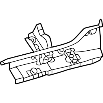 Toyota 57403-60080 Rail Sub-Assembly, Floor 57403-60080 Toyota Rail Sub-Assembly, Floor Illustration 1 of 1