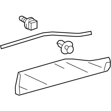 Toyota 75077-0A041 Body Side Molding