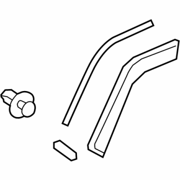 Toyota 75075-0A041 Edge Molding