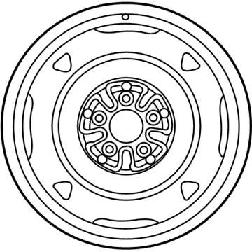 Toyota 42611-02A00 Wheel, Steel
