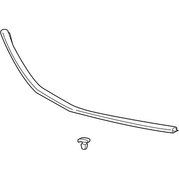 53395-06030 Toyota Seal To Hood, Front Illustration 1 of 1