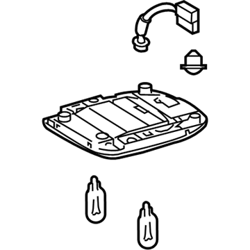 Toyota 81260-02330-B0 MAP Lamp