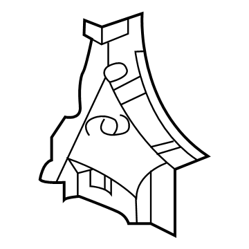 57665-08030 Toyota Lower Panel, Passenger Side Illustration 1 of 1