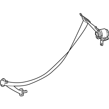 Toyota 73520-0C010-C0 Center Seat Belt