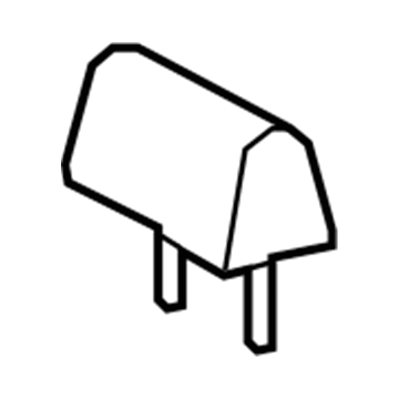 71940-0C180-B0 Toyota Headrest, Center, Gray Illustration 1 of 1