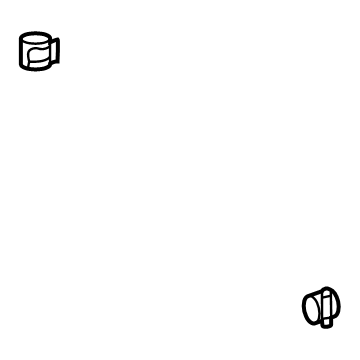 Toyota 90466-A0017 Brake Hose Clip