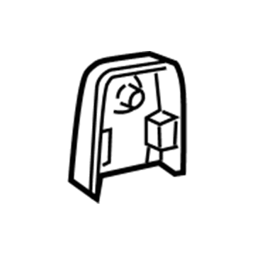 Toyota 67963-08010-C0 Pull Strap Cover