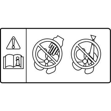 16793-0P040 Toyota Caution Label Illustration 1 of 1