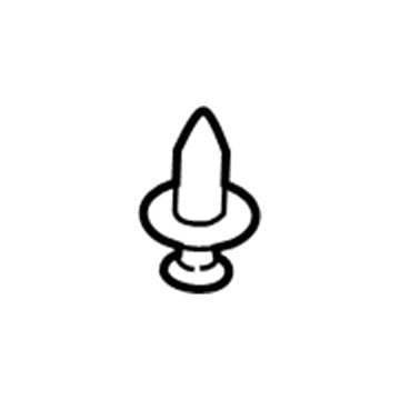 90467-05168-B0 Toyota Headliner Clip, Gray Illustration 1 of 1