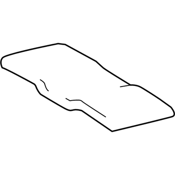 63344-33060 Toyota Headliner Silencer, Rear Illustration 1 of 1